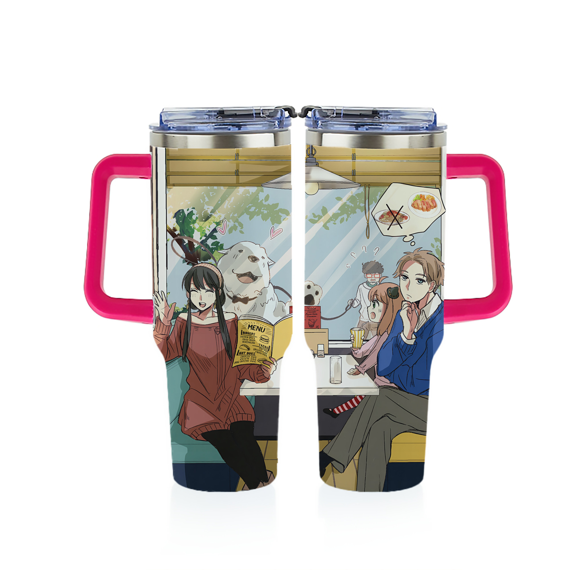（画像用） SPY×FAMILY间谍家家酒 1200ｍLフルプリント車用タンブラー